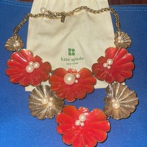 Kate Spade seashell statement necklace